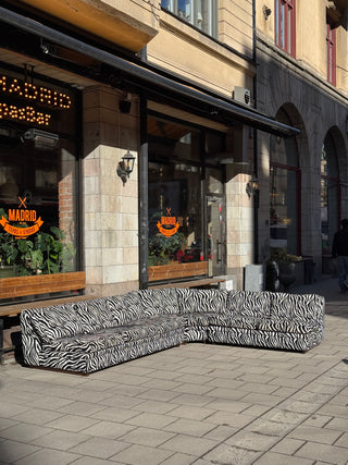 Modular sofa 'Playboy' DUX 70s Zebra