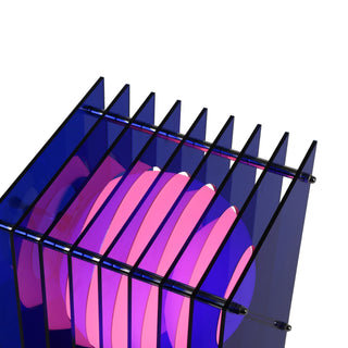 Table lamp LỚP Rectangular S Cobalt Blue