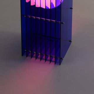 Table lamp LỚP Rectangular S Cobalt Blue