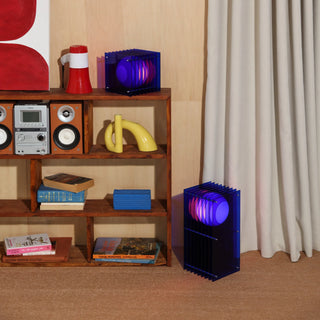 Table lamp LỚP Rectangular S Cobalt Blue