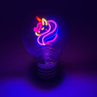 Portable Light Bulb Unicorn
