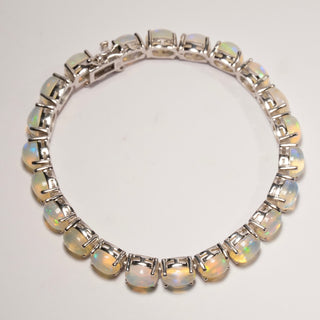 Tennis Bracelet with Opals
