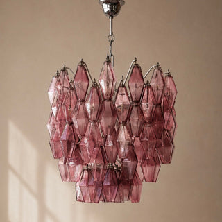 Vintage Murano Takkrona Poliedri Carlo Scarpa Rosa