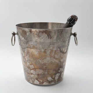 Champagnehink Silverpläterad Stor