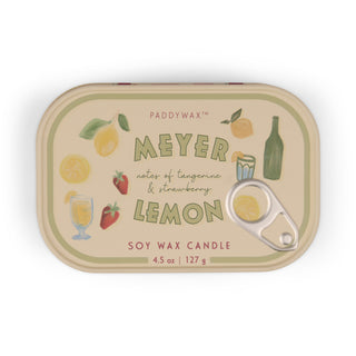 Doftljus Bistro Lemon Printed Tin - Meyer Lemon