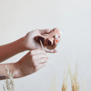 Tändstickshållare Cowboy Boot Rosa