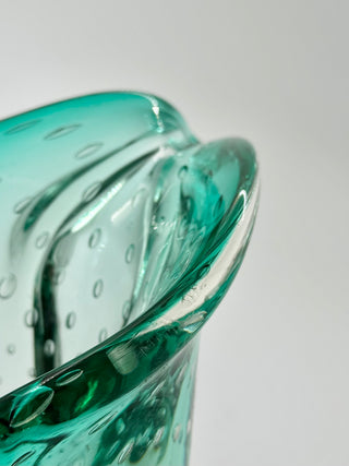 Hand-blown Glass Bowl Green
