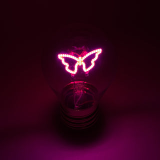 Portabel Glödlampa Fjäril