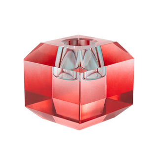 Kristall Ljustake, Röd Ombre 6cm