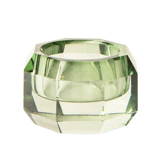 Crystal Candlestick, olive,