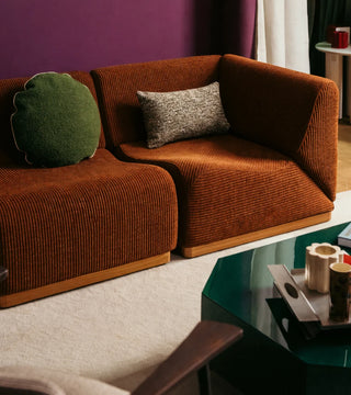 Module Rotondo Olive Green Corduroy