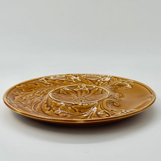 Serving platter Artichoke Gien France