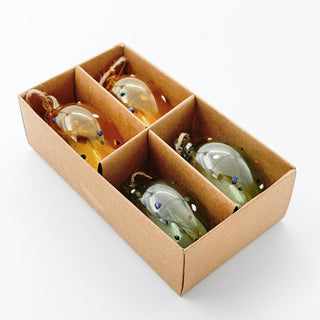 Hängande ägg Sheere Prickig (Set om 4)