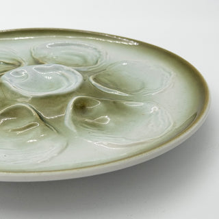 Ostrontallrik 50-tal Faience de St Amand