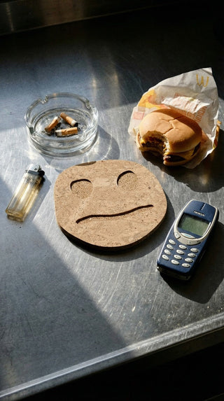 Grytunderlägg Smiley Confused