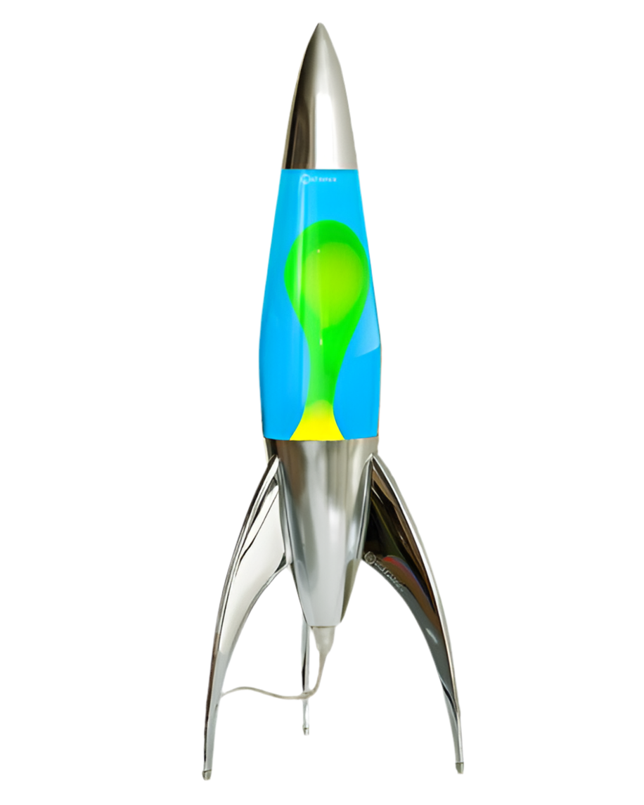 Lava Lamp 'Telstar' Polished Blue/Yellow – Brandstationen Store Lava Lamp 'Telstar' Polished Blue/Yellow – Brandstationen Store