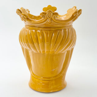 Testa Di Moro Vase 25cm Man Yellow