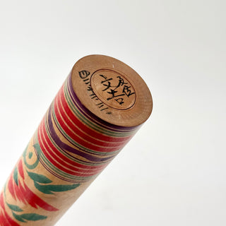 Dentō Kokeshi, Red/Green/Purple 40cm