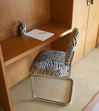 Chair Classica Tiger Velvet & Chrome