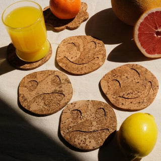 Coasters Smiley Mix (Set om 4st)