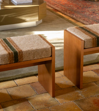 Pall Chiesa, Beige Striped Mohair