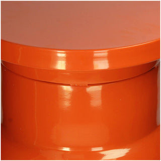 Pouf Iron Orange