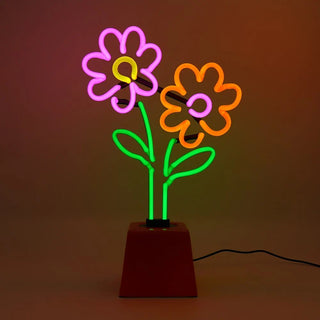 Flowers Ceramic foot Neon
