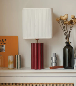Table Lamp Gioia Burgundy