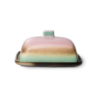 70s ceramics: butter dish, mercury