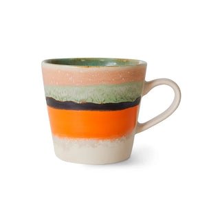 70s ceramics: Cappuccino mug Burst