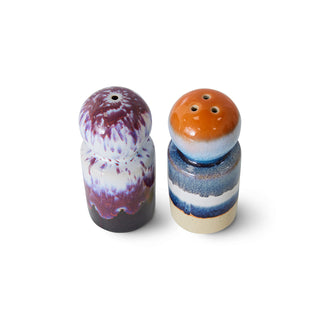 70s ceramics: pepper &amp; salt jar, stargaze