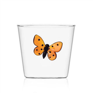 Garden Picnic Tumbler Red Butterfly