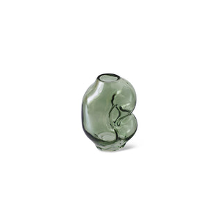 Gleam Glass Vase Small - Olive