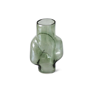 Gleam Glass Vase Tall - Olive