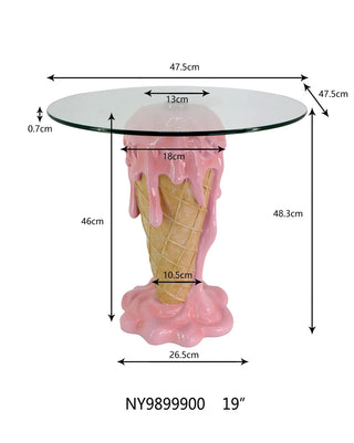 Side Table Glass S