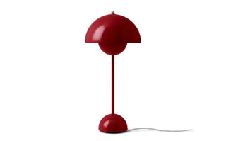 Flowerpot Table Lamp VP3 Vermilion Red