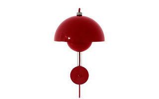 Flowerpot Wall Lamp VP8 Vermilion Red