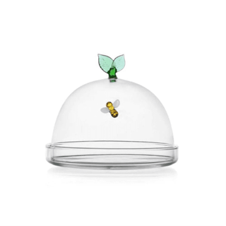 Garden Picnic Dome with dish Bee and leaf