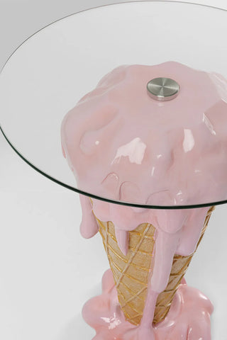 Side Table Glass 60cm