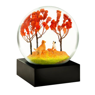 Snow globe Autumn friends