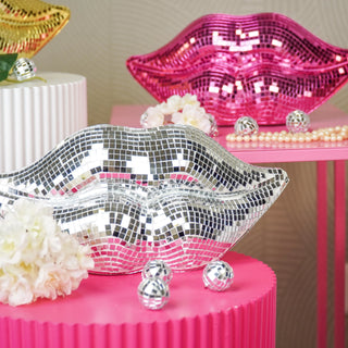 Skulptur Läppar Disco Rosa