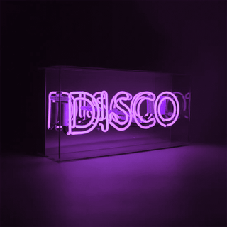 DISCO LILA NEON lampa