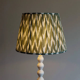 Lamskärm Ikat 50cm - Grön