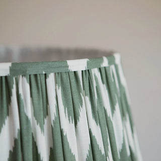 Lamskärm Ikat 50cm - Grön
