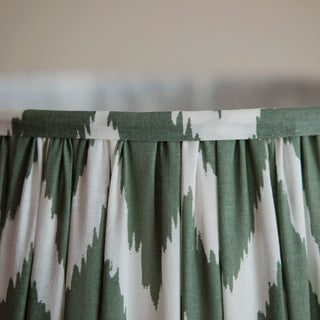 Lamskärm Ikat 50cm - Grön