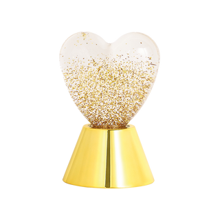 Portabel lampa Hjärta Guld