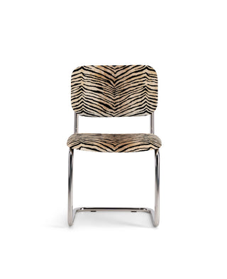 Chair Classica Tiger Velvet & Chrome