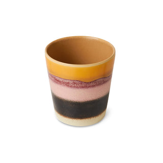 70s ceramics: Coffee mug Sunset