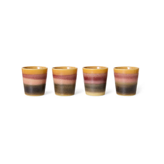 70s ceramics: Coffee mug Sunset