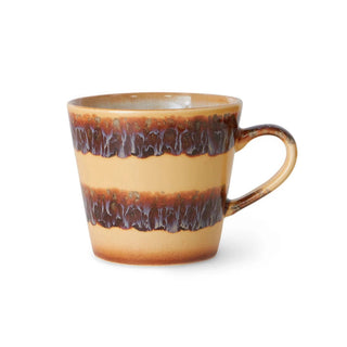 70s ceramics: Cappuccino mug Cliffs